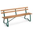 6´ Park Bench w/Natural Stained boards Other Colors PA1455-99